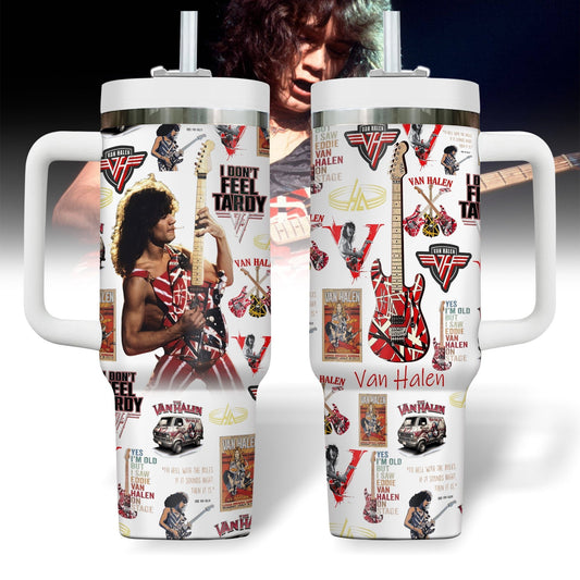 PREMIUM VAN HALEN 40oz TUMBLER - MAKE THE PERFECT GIFT