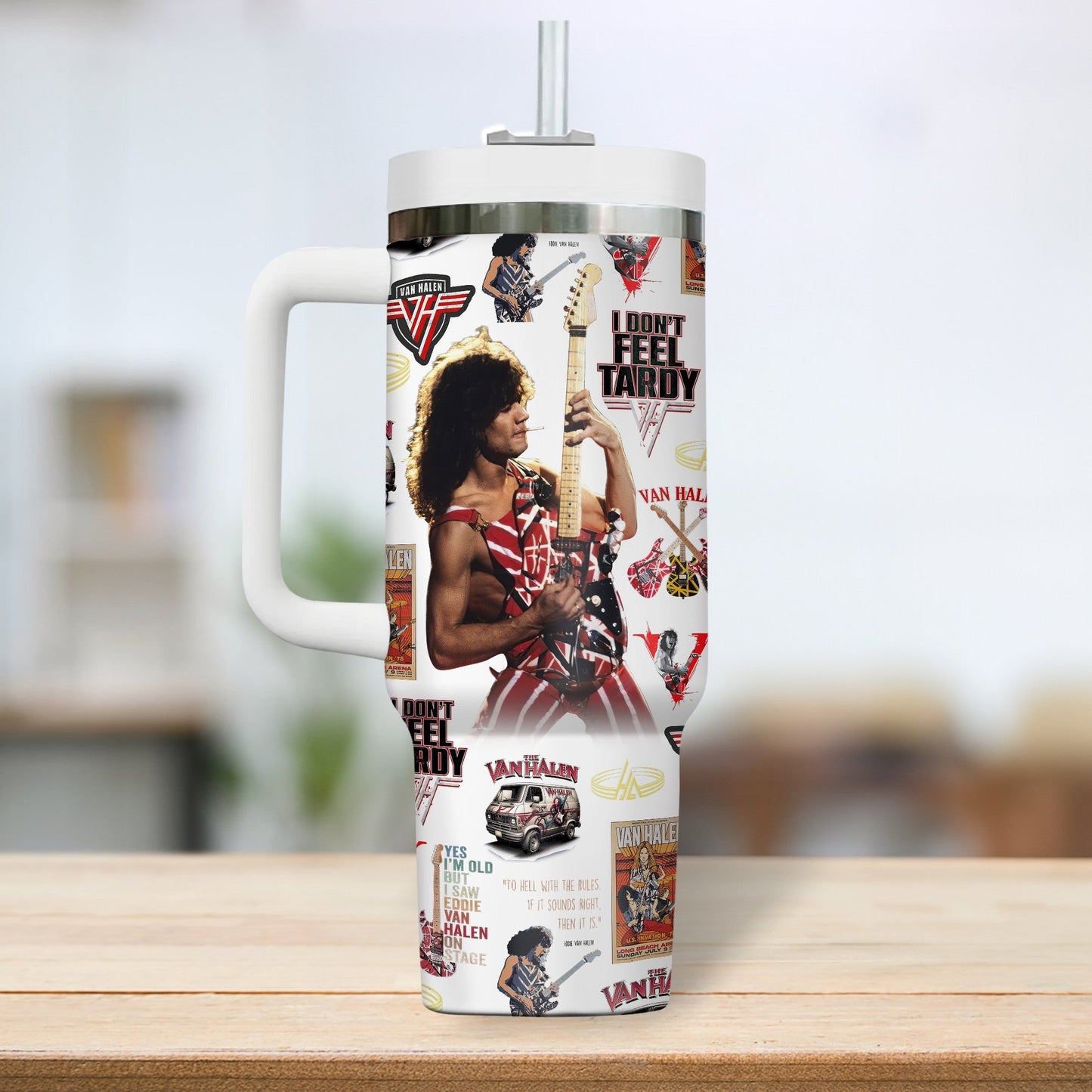 PREMIUM VAN HALEN 40oz TUMBLER - MAKE THE PERFECT GIFT