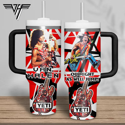 PREMIUM VAN HALEN 40oz TUMBLER - MAKE THE PERFECT GIFT