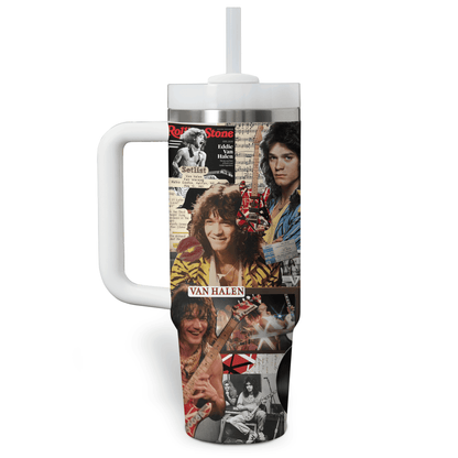 PREMIUM VAN HALEN 40oz TUMBLER - MAKE THE PERFECT GIFT