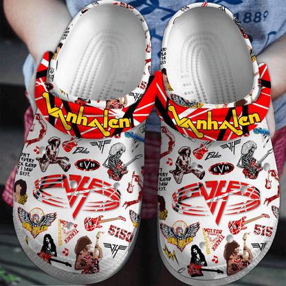 PREMIUM VAN HALEN CROCS - MAKE THE PERFECT GIFT