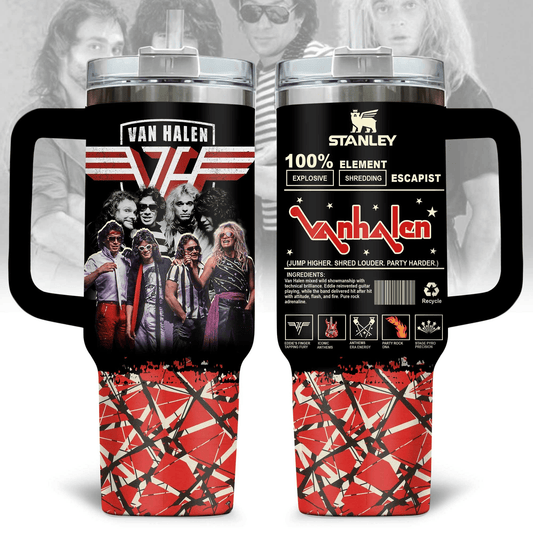 PREMIUM VAN HALEN 40oz TUMBLER - MAKE THE PERFECT GIFT