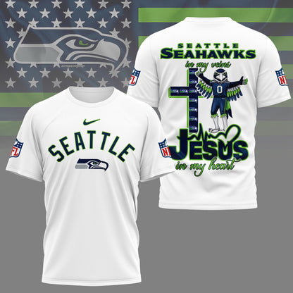 LIMITED EDITION - NEW PREMIUM NFL06 SSH SEATTLE SEAHAWKS UNISEX T-SHIRT