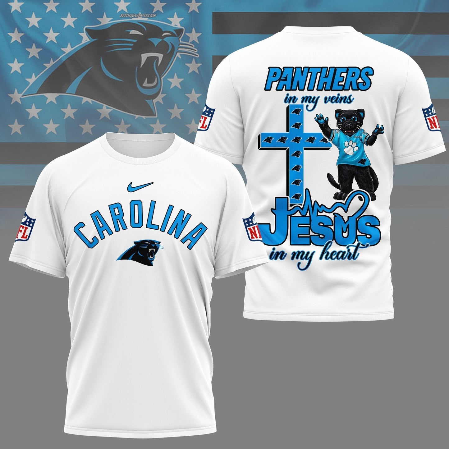 LIMITED EDITION - NEW PREMIUM NFL23 CLP CAROLINA PANTHERS UNISEX T-SHIRT