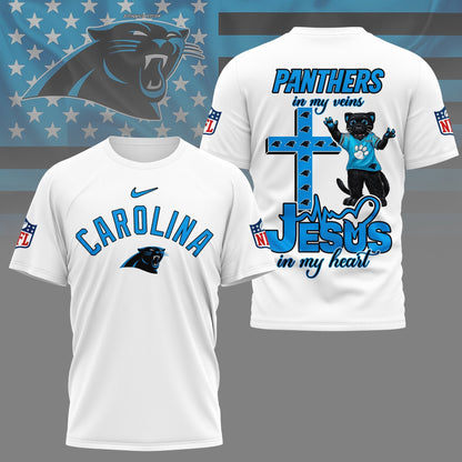 LIMITED EDITION - NEW PREMIUM NFL23 CLP CAROLINA PANTHERS UNISEX T-SHIRT