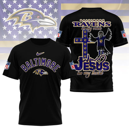 LIMITED EDITION - NEW PREMIUM NFL28 BTR BALTIMORE RAVENS UNISEX T-SHIRT