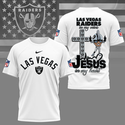 LIMITED EDITION - NEW PREMIUM NFL07 LVR LAS VEGAS RAIDERS UNISEX T-SHIRT