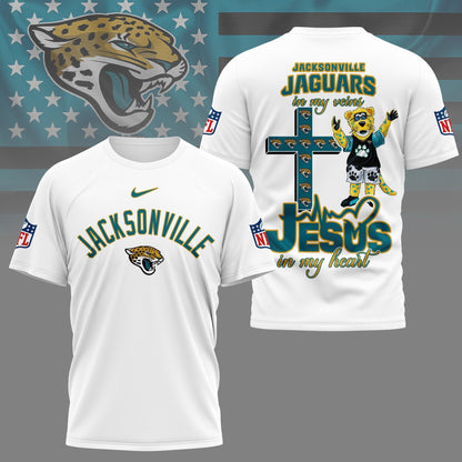 LIMITED EDITION - NEW PREMIUM NFL30 JSJ JACKSONVILLE JAGUARS UNISEX T-SHIRT