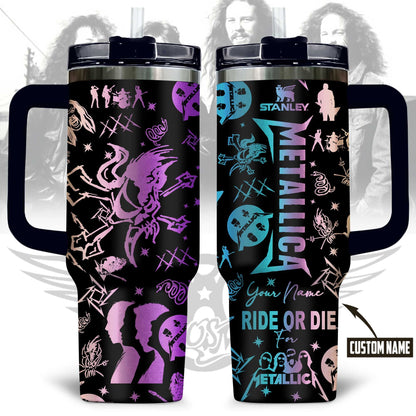 NEW PREMIUM METALLICA 40 OZ TUMBLER 03