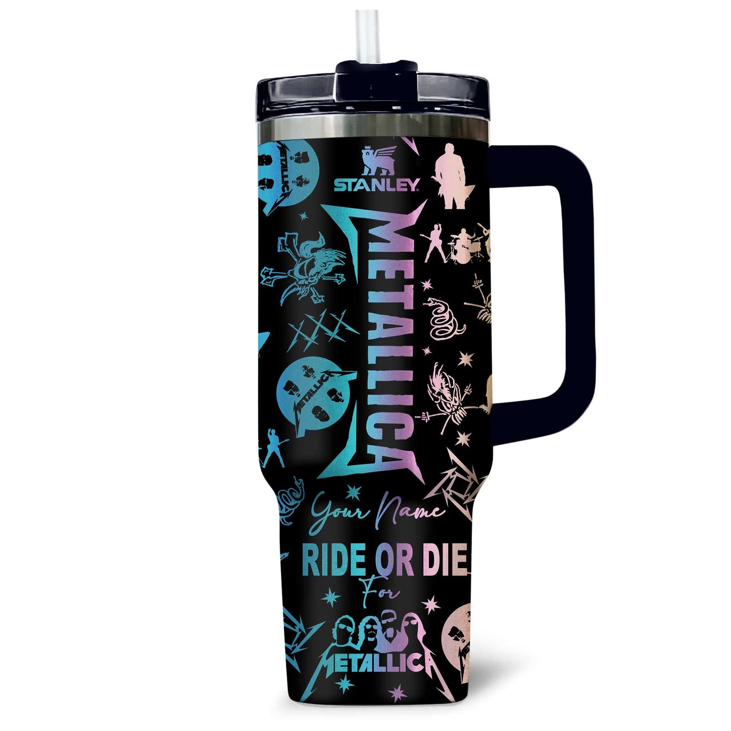 NEW PREMIUM METALLICA 40 OZ TUMBLER 03