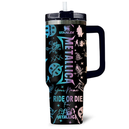 NEW PREMIUM METALLICA 40 OZ TUMBLER 03