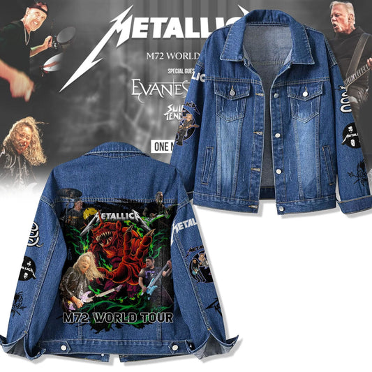 NEW PREMIUM METALLICA UNISEX DENIM JACKET