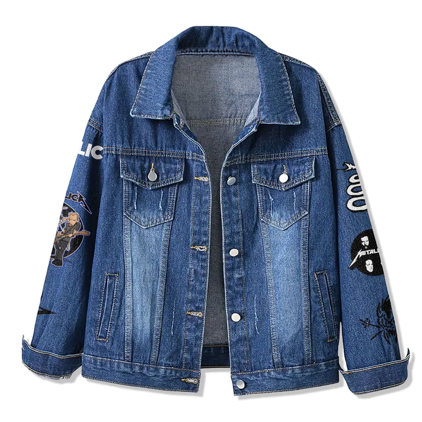 NEW PREMIUM METALLICA UNISEX DENIM JACKET