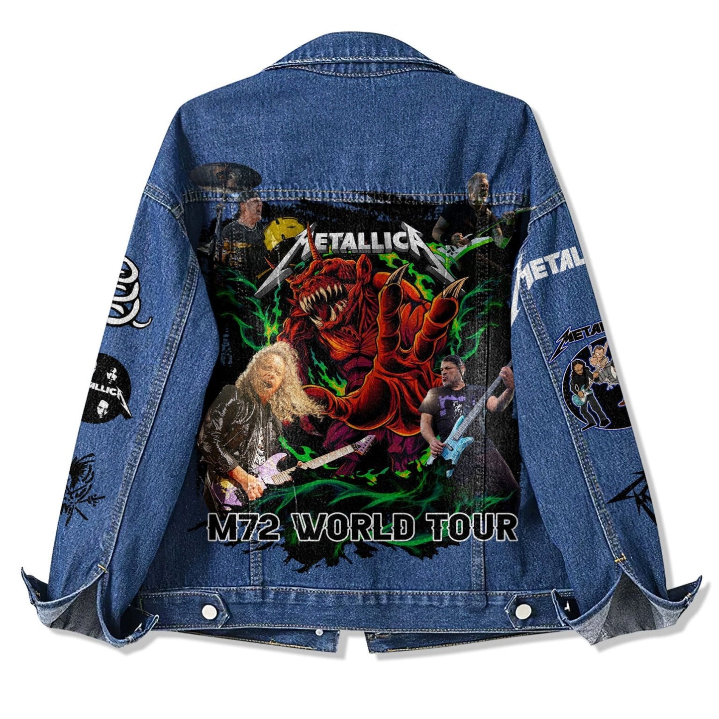 NEW PREMIUM METALLICA UNISEX DENIM JACKET