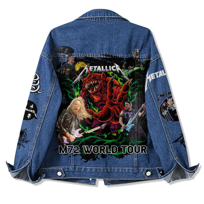 NEW PREMIUM METALLICA UNISEX DENIM JACKET
