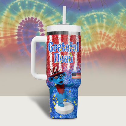 NEW PREMIUM GRATEFUL DEAD 40 OZ TUMBLER 03
