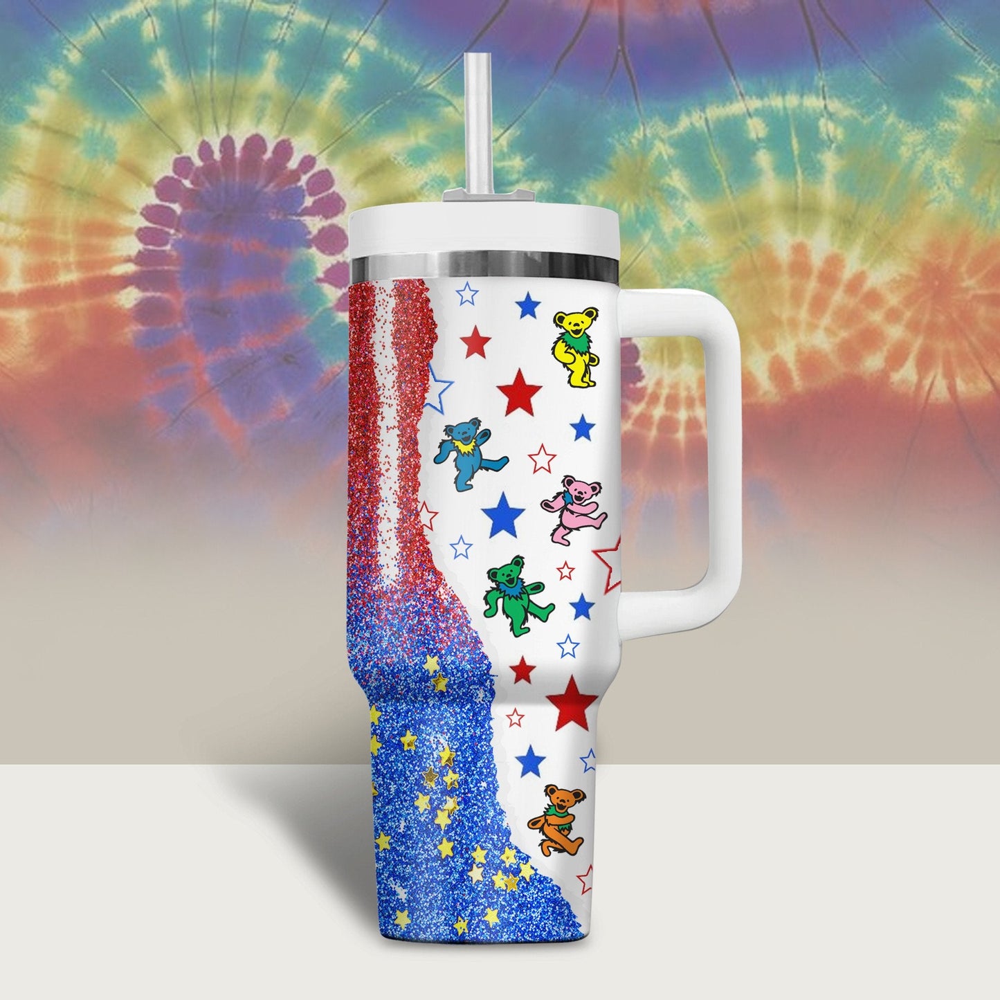 NEW PREMIUM GRATEFUL DEAD 40 OZ TUMBLER 03