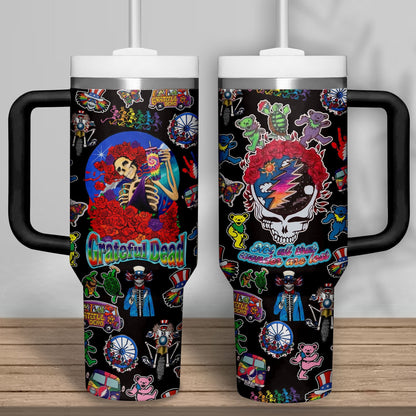 NEW PREMIUM GRATEFUL DEAD 40 OZ TUMBLER 02