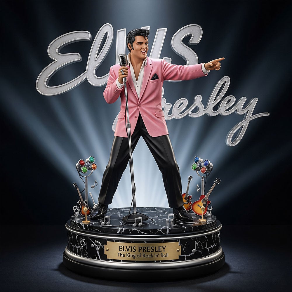 LIMITED EDITION – New Elvis Presley  Acrylic Block ELVIS030925DH04