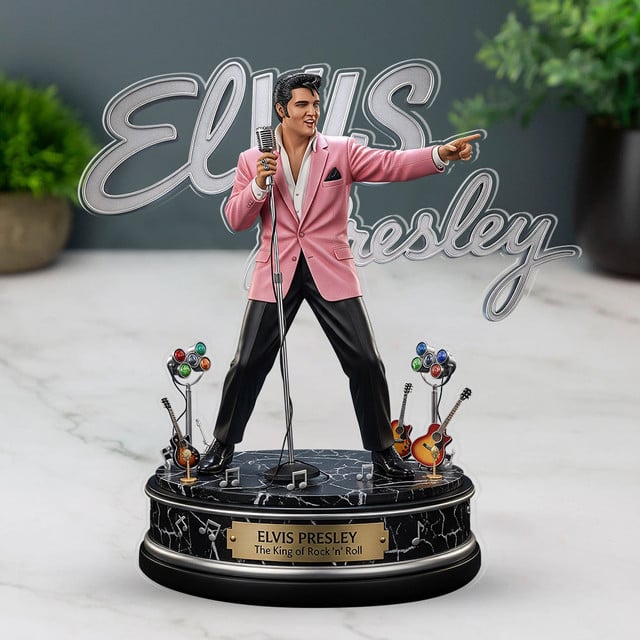 LIMITED EDITION – New Elvis Presley  Acrylic Block ELVIS030925DH04