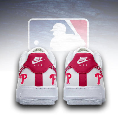 [FLASH SALE] NEW CUSTOMIZED MLB11 PPS PHILADELPHIA PHILLIES AF1 SNEAKERS