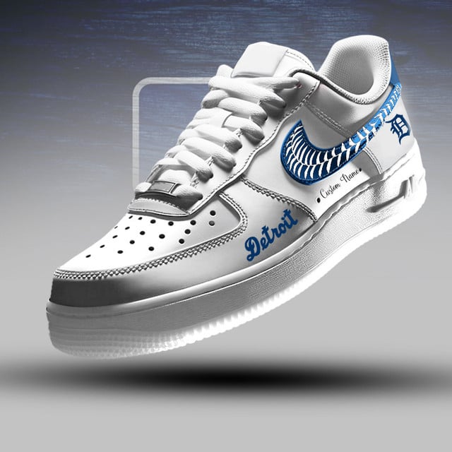 [FLASH SALE] NEW CUSTOMIZED MLB16 DTS DETROIT TIGERS AF1 SNEAKERS
