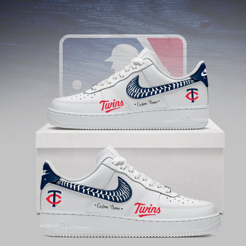 [FLASH SALE] NEW CUSTOMIZED MLB22 MTS MINNESOTA TWINS AF1 SNEAKERS