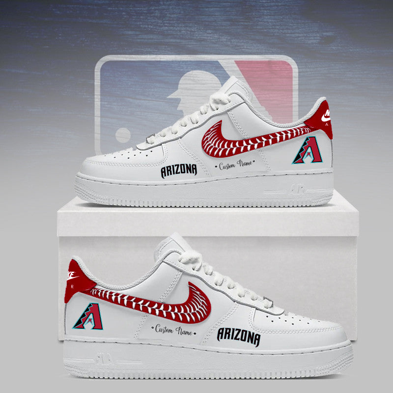 [FLASH SALE] NEW CUSTOMIZED MLB07 ADS ARIZONA DIAMONDBACKS AF1 SNEAKERS