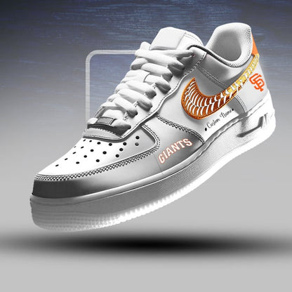 [FLASH SALE] NEW CUSTOMIZED MLB06 SFG SAN FRANCISCO GIANTS AF1 SNEAKERS