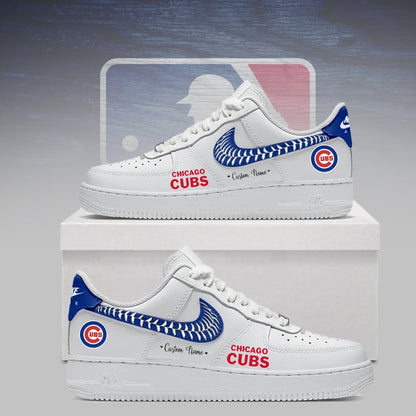 [FLASH SALE] NEW CUSTOMIZED MLB04 CCS CHICAGO CUBS AF1 SNEAKERS