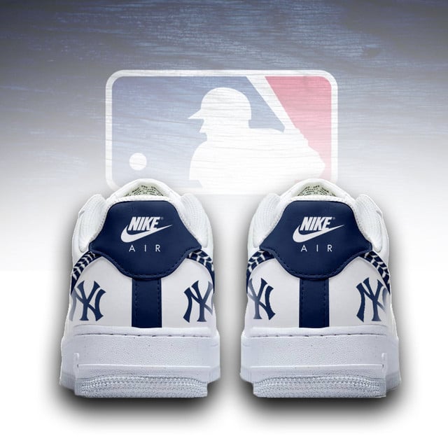 [FLASH SALE] NEW CUSTOMIZED MLB01 NYY NEW YORK YANKEES AF1 SNEAKERS