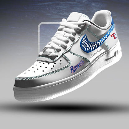 [FLASH SALE] NEW CUSTOMIZED MLB08 TRS TEXAS RANGERS AF1 SNEAKERS