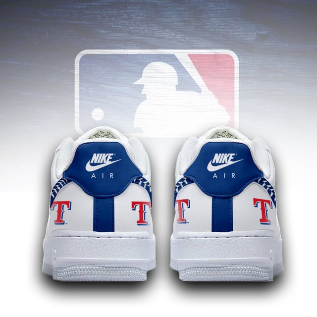 [FLASH SALE] NEW CUSTOMIZED MLB08 TRS TEXAS RANGERS AF1 SNEAKERS