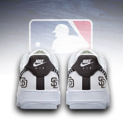 [FLASH SALE] NEW CUSTOMIZED MLB18 SDP SAN DIEGO PADRES AF1 SNEAKERS