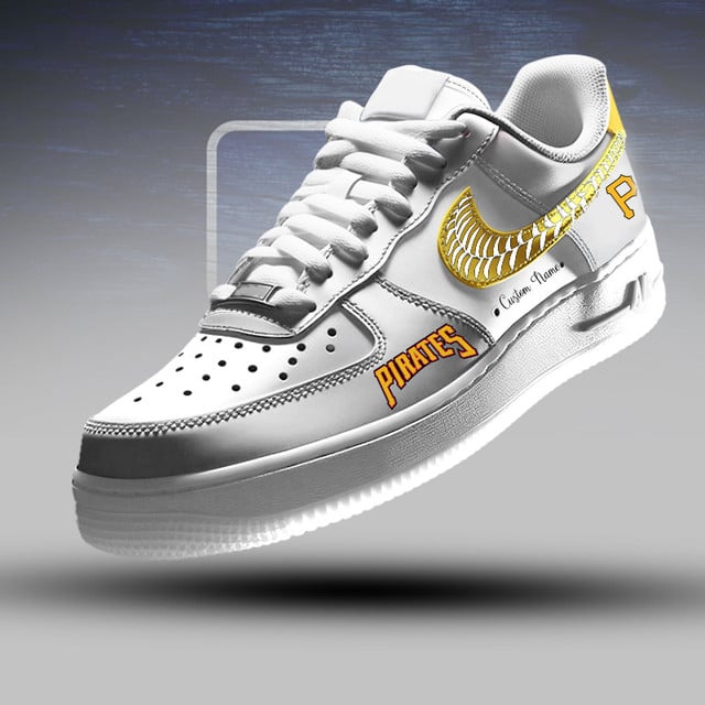 [FLASH SALE] NEW CUSTOMIZED MLB29 PHP PITTSBURGH PIRATES AF1 SNEAKERS