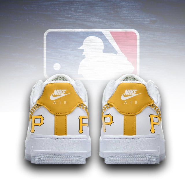 [FLASH SALE] NEW CUSTOMIZED MLB29 PHP PITTSBURGH PIRATES AF1 SNEAKERS