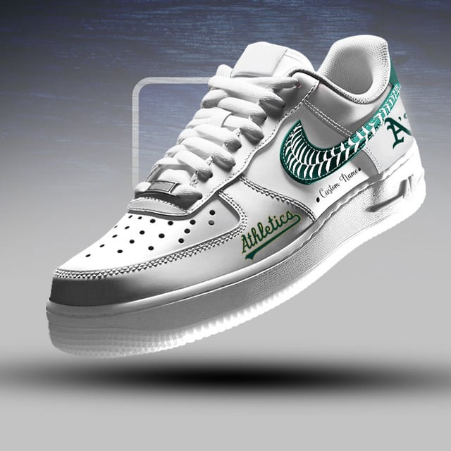 [FLASH SALE] NEW CUSTOMIZED MLB23 OAS OAKLAND ATHLETICS AF1 SNEAKERS