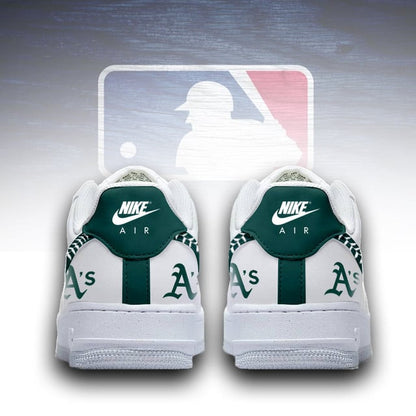 [FLASH SALE] NEW CUSTOMIZED MLB23 OAS OAKLAND ATHLETICS AF1 SNEAKERS