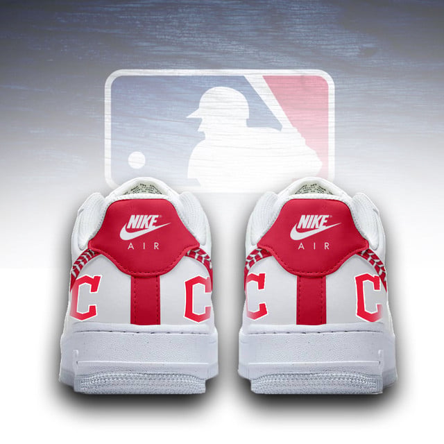 [FLASH SALE] NEW CUSTOMIZED MLB13 CGS CLEVELAND GUARDIANS AF1 SNEAKERS