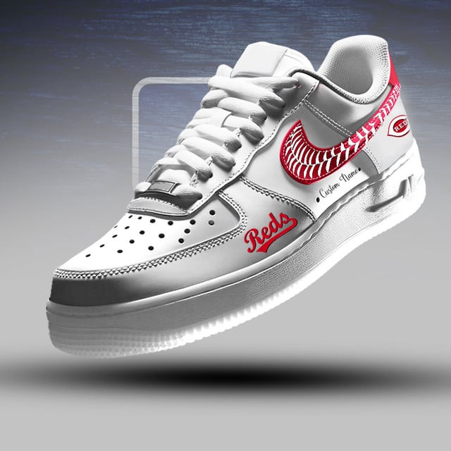 [FLASH SALE] NEW CUSTOMIZED MLB05 CRS CINCINNATI REDS AF1 SNEAKERS