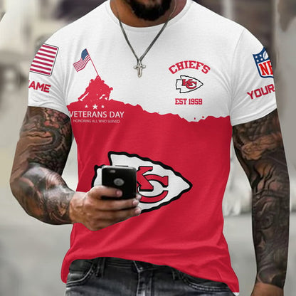 LIMITED EDITION - NEW CUSTOMIZED NFL01 KC CHIEFS UNISEX T-SHIRT, SWEATSHIRT, HOODIE & ZIP HOODIE