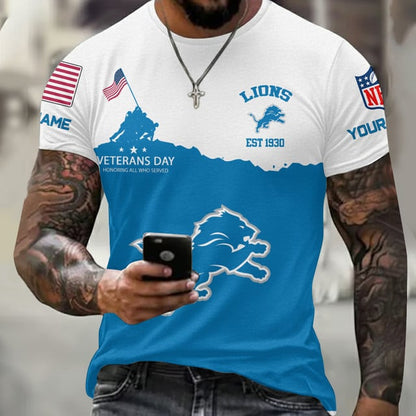 LIMITED EDITION - NEW CUSTOMIZED NFL04 DT LIONS UNISEX T-SHIRT, SWEATSHIRT, HOODIE & ZIP HOODIE