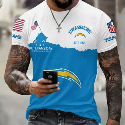 LIMITED EDITION - NEW CUSTOMIZED NFL09 LA CHARGERS UNISEX T-SHIRT, SWEATSHIRT, HOODIE & ZIP HOODIE