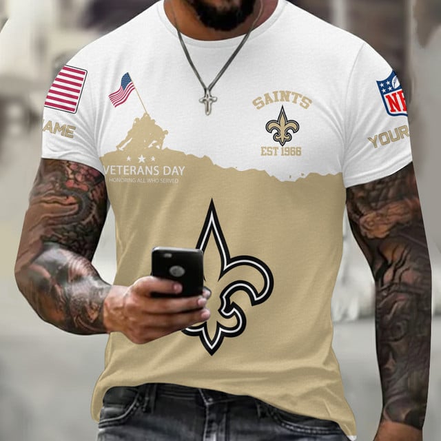 LIMITED EDITION - NEW CUSTOMIZED NFL24 NO SAINTS UNISEX T-SHIRT, SWEATSHIRT, HOODIE & ZIP HOODIE