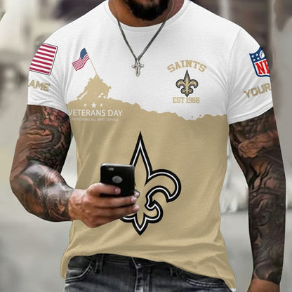 LIMITED EDITION - NEW CUSTOMIZED NFL24 NO SAINTS UNISEX T-SHIRT, SWEATSHIRT, HOODIE & ZIP HOODIE