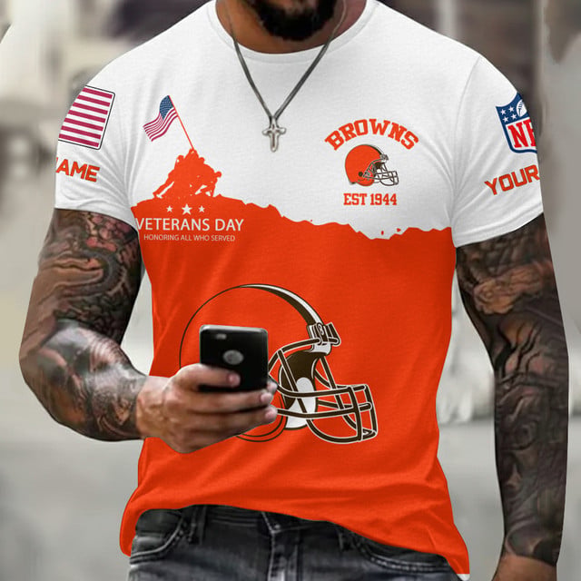 LIMITED EDITION - NEW CUSTOMIZED NFL29 CC BROWNS UNISEX T-SHIRT, SWEATSHIRT, HOODIE & ZIP HOODIE