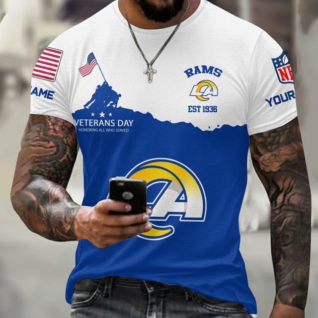 LIMITED EDITION - NEW CUSTOMIZED NFL22 LA RAMS UNISEX T-SHIRT, SWEATSHIRT, HOODIE & ZIP HOODIE