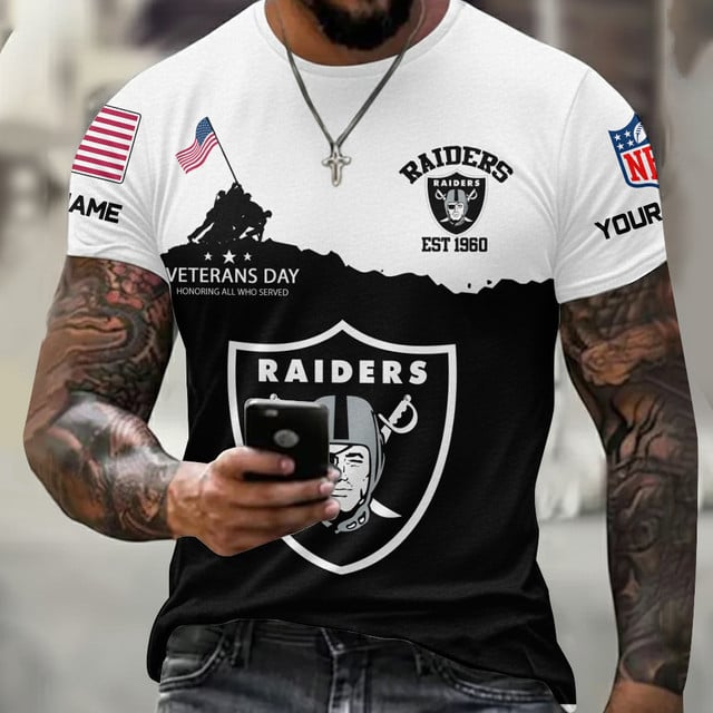 LIMITED EDITION - NEW CUSTOMIZED NFL07 LV RAIDERS UNISEX T-SHIRT, SWEATSHIRT, HOODIE & ZIP HOODIE