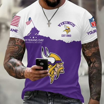 LIMITED EDITION - NEW CUSTOMIZED NFL05 MN VIKINGS UNISEX T-SHIRT, SWEATSHIRT, HOODIE & ZIP HOODIE