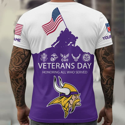 LIMITED EDITION - NEW CUSTOMIZED NFL05 MN VIKINGS UNISEX T-SHIRT, SWEATSHIRT, HOODIE & ZIP HOODIE